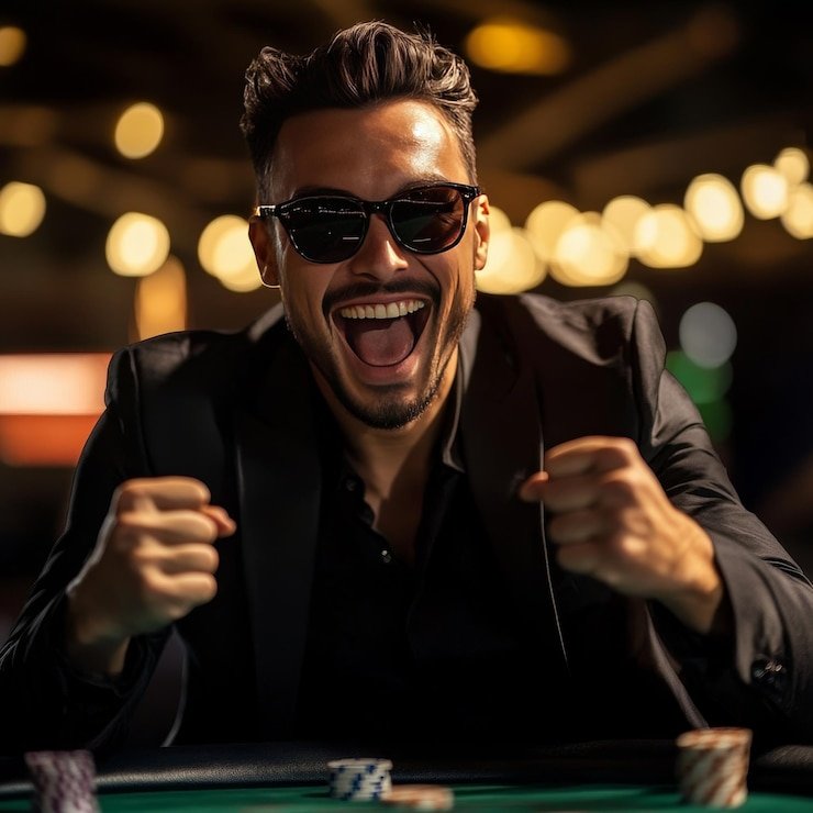 Dealer Live Sic Bo di studio utamabet sedang melempar dadu